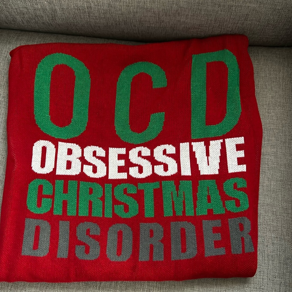 Christmas sweater size L women holiday